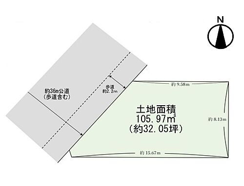 埼玉県さいたま市緑区原山2丁目 浦和駅 土地 物件詳細