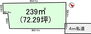 阿見町うずら野４　７２．２９坪　売地 区画図