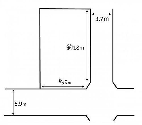 青森県青森市中央４丁目 土地