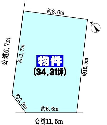 愛知県春日井市桃山町３丁目 土地