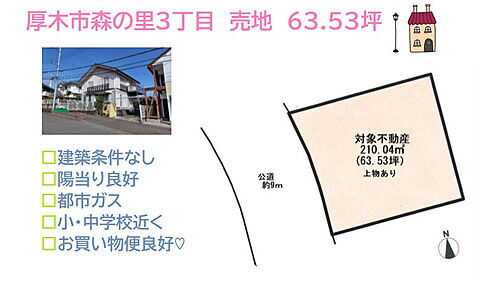 神奈川県厚木市森の里３丁目 土地