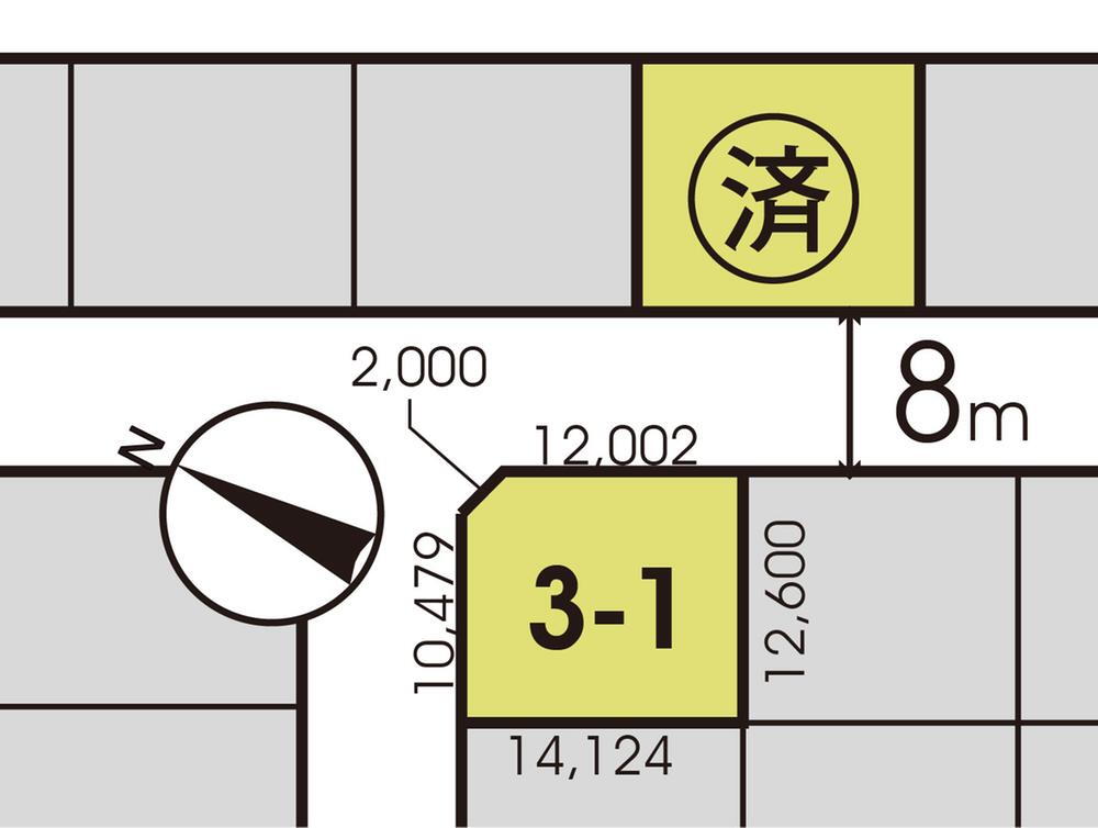 土地価格966万8000円、土地面積175.71m<sup>2</sup> 