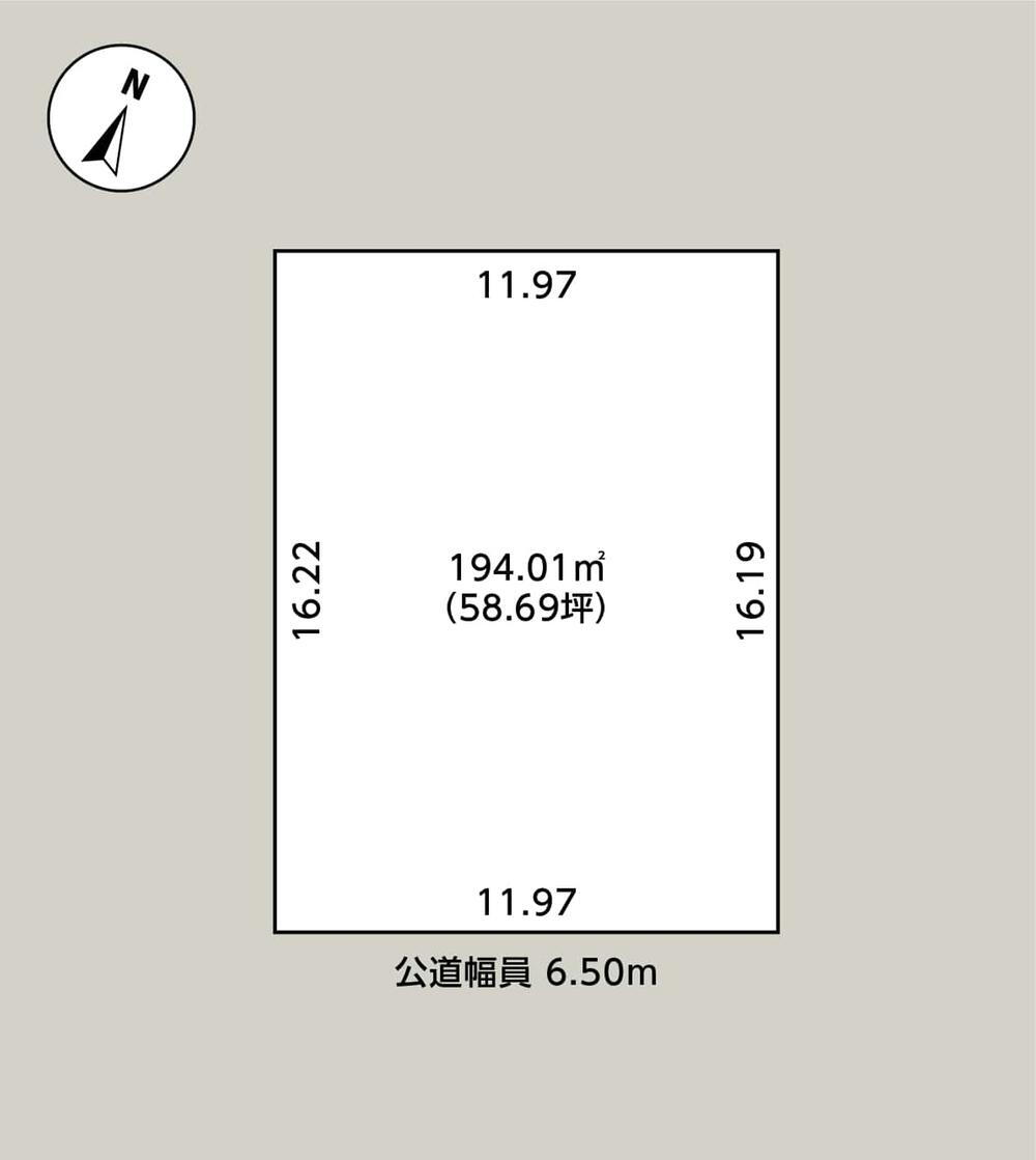 土地価格1013万円、土地面積194.01m<sup>2</sup> 