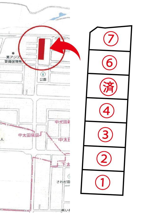 盛岡駅・イオンモール盛岡南まで車で10分！中太田６区画！！