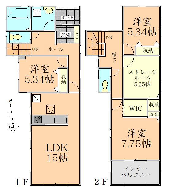 鈎取字新田町（富沢駅） 3360万円