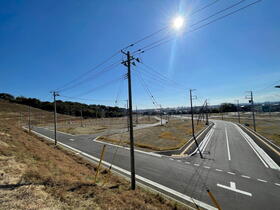 現地（2023年11月）撮影。タウンは南雛壇となり仙台の中心市街地を望むことが可能です。