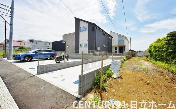 バルコニーから富士山を望む　☆彡港北ニュータウン　新築2階建　4LDK　残り1棟☆