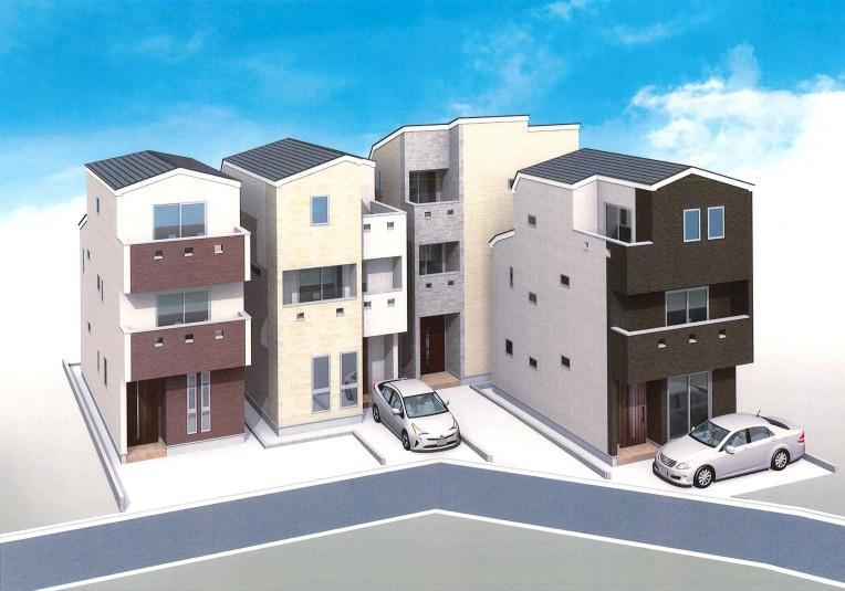 新築分譲住宅４棟現場『アドバンスフィールド』雑色、六郷土手の家　4680万円～