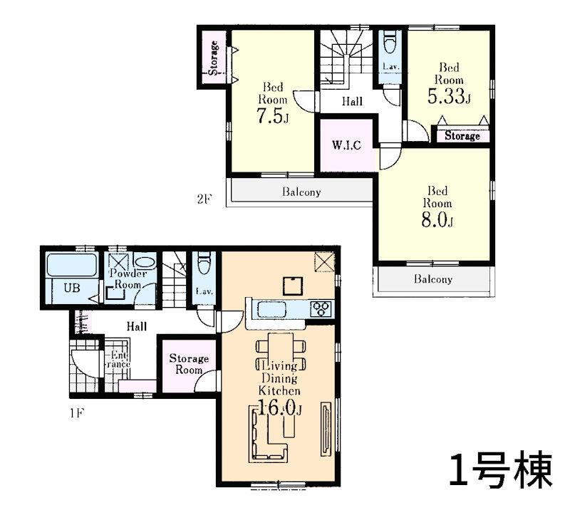 上壱分方町 2680万円・3080万円