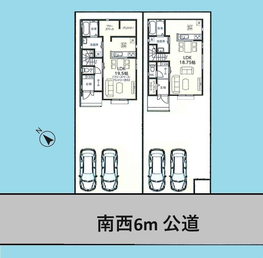 大字岩槻（岩槻駅） 3590万円・3690万円