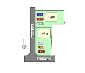 桐生市東３丁目全２棟新築分譲住宅！カースペースは並列３台可能です♪