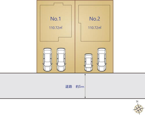 『建築条件付き売地』　～利便性と快適な住まい～小平市栄町　全2区画