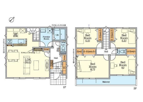 4599万円、土地面積148.09m2、建物面積108.72m2