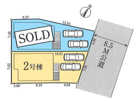 【区画図】♪新築仲介手数料無料【０円】で紹介可能♪物件探しから最優遇金利での住宅ローン☆納得取引のご提案☆価格や条件、金利の交渉ごとなど経験豊富な当社スタッフに気軽にご相談下さい。