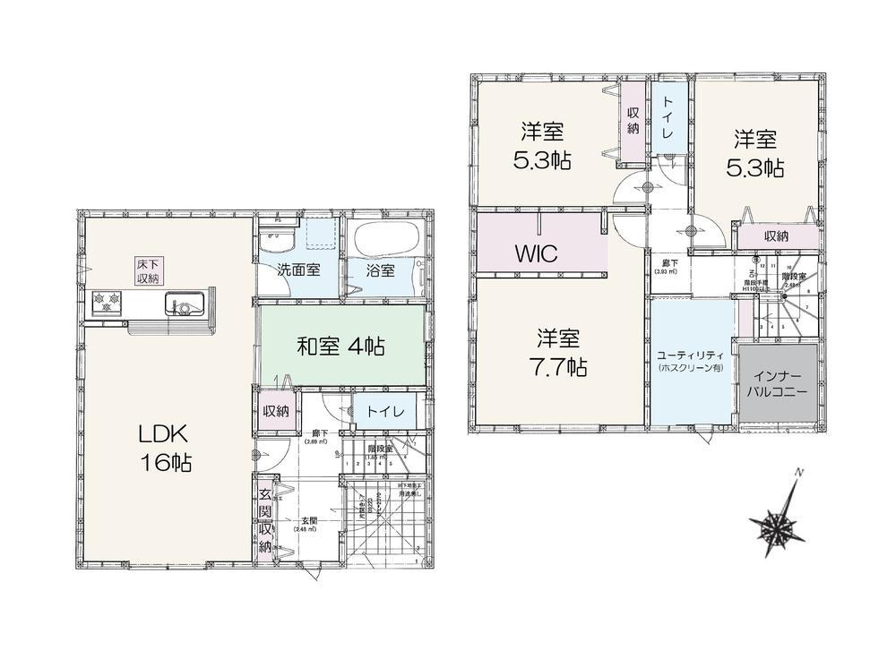 五十嵐中島５（内野西が丘駅） 2680万円