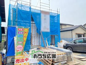 【1号棟】4月18日撮影☆上棟☆津島市舟戸町に全2棟新築戸建てが堂々公開いたしました♪