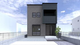 No.1<BR>スタイリッシュなブラックを基調とし、落ち着きある石積み風のデザインで洗礼された外観を演出する邸宅。