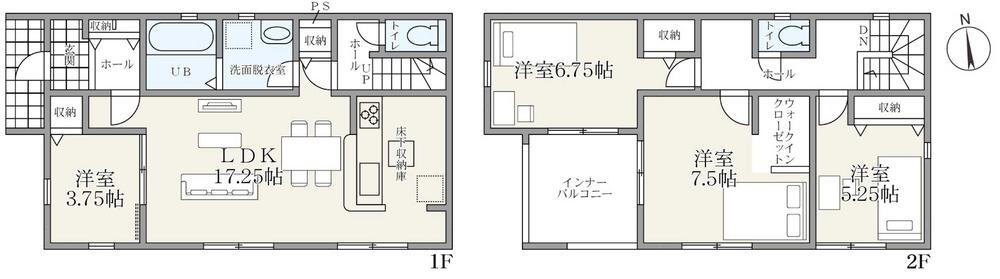 開明字杁東郭（開明駅） 2490万円～2590万円