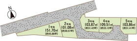 【区画図】恵まれた立地に５区画登場！