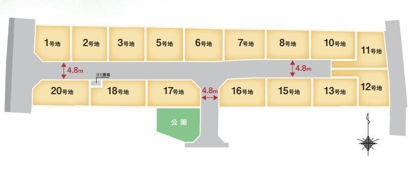 （仮称）茨木市＜全16区画＞2階建ての街プロジェクト/予告広告