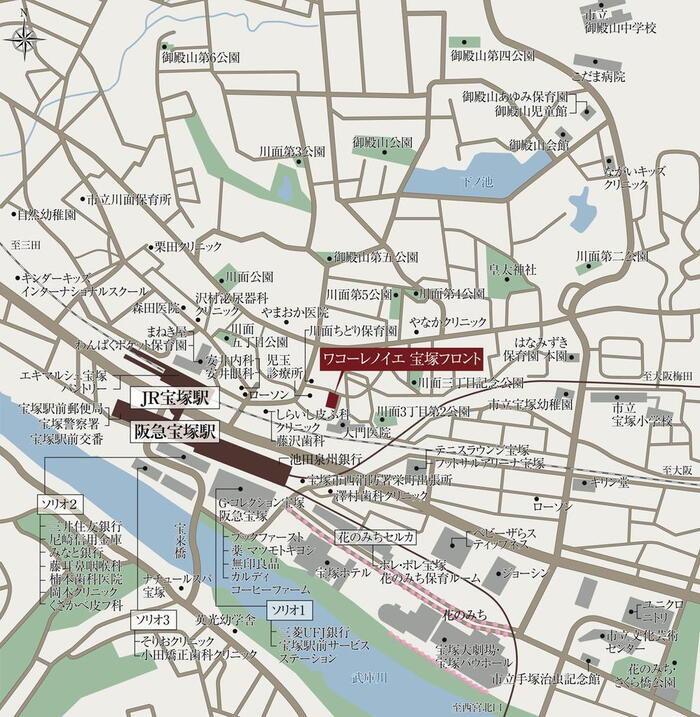 現地案内図