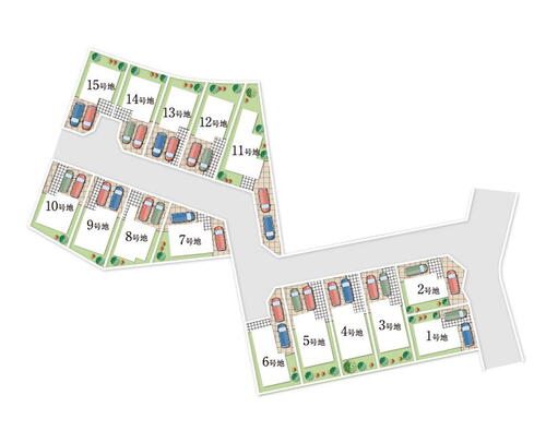 エメラルドタウン葛の葉町　全１５区画