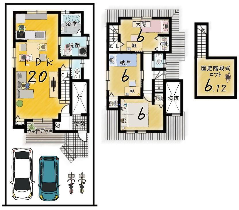 大枝西新林町　２区画