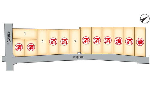 【オウミ住宅】栗東市北中小路　１３区画