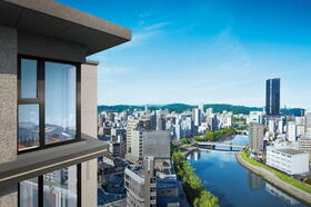 広島市街を望む外観完成予想CG(※2)