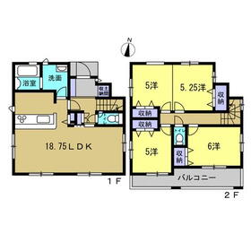 (1号棟)、価格4390万円、4LDK、土地面積121.72m<sup>2</sup>、建物面積95.45m<sup>2</sup> 