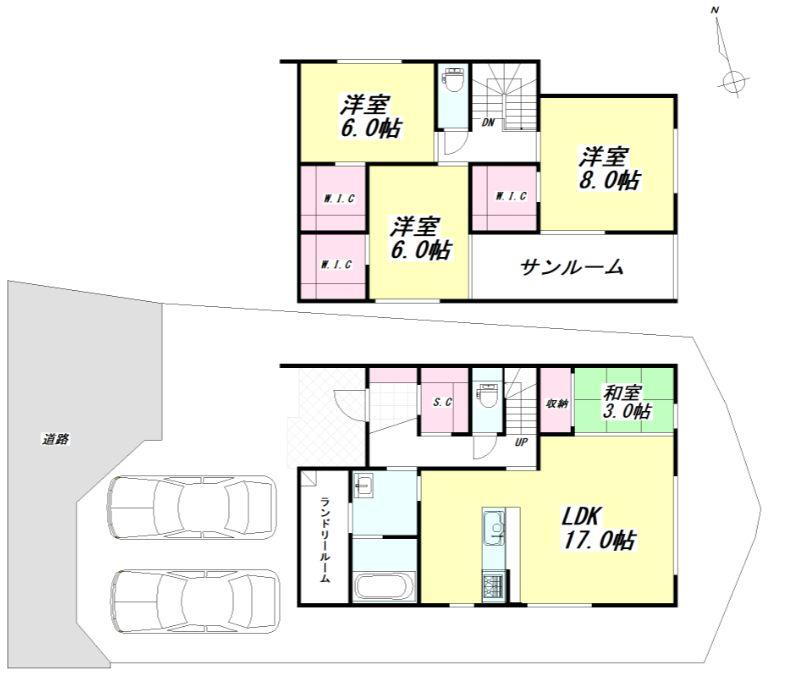 (4号棟)、価格2897万円、4LDK、土地面積168.4m<sup>2</sup>、建物面積119.91m<sup>2</sup> 