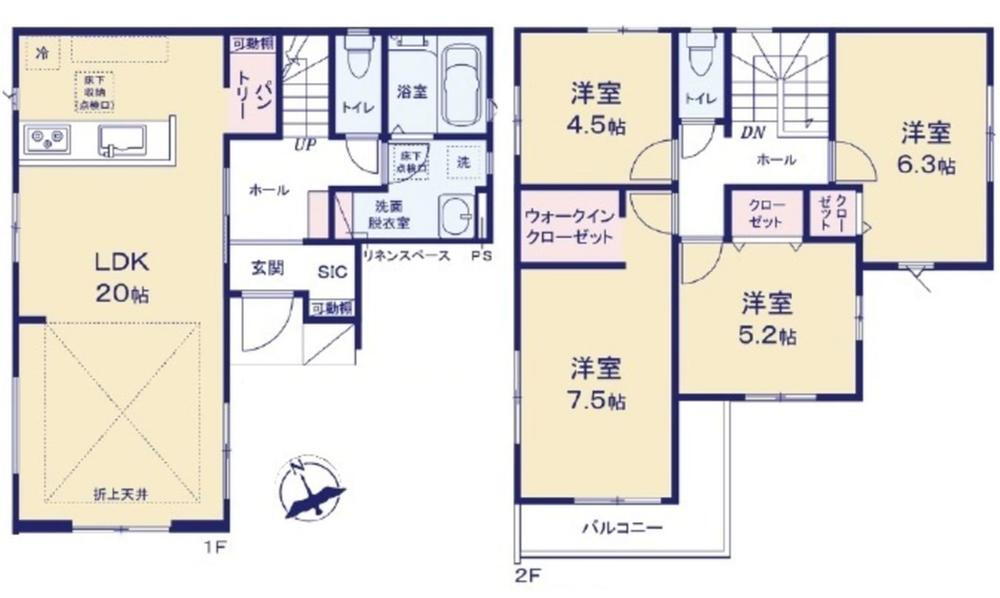 江波南３（江波駅） 4298万円・4398万円