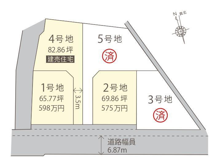 新・下高場5区画分譲地