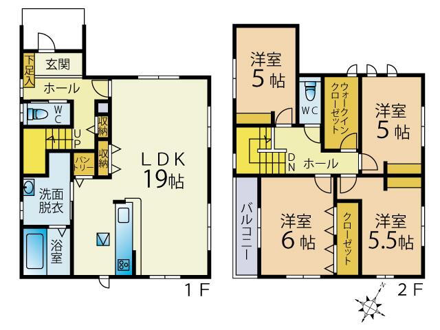 1号棟間取り