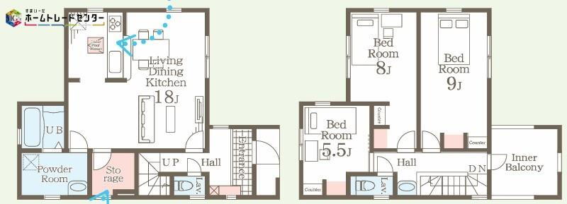 (3号棟)、価格2630万円、3LDK、土地面積123.92m<sup>2</sup>、建物面積105.16m<sup>2</sup> 