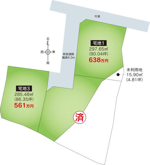 石谷町（薩摩松元駅） 561万円～638万円