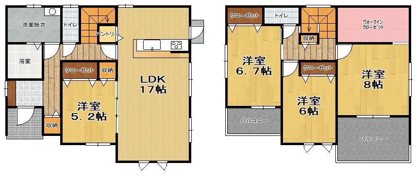 香椎６（香椎神宮駅） 4698万円・4898万円