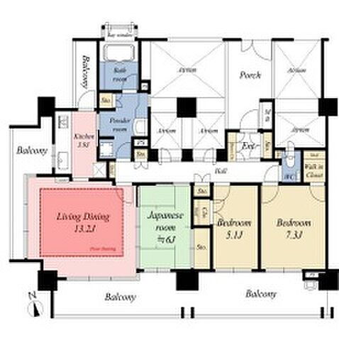 区分マンション テラス武蔵野桜堤 収益物件・投資物件