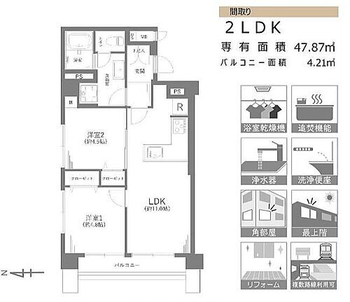 区分マンション セザール御殿山 収益物件・投資物件
