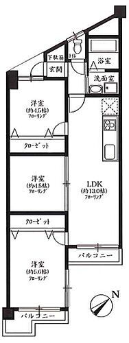 区分マンション 羽村栄町住宅 収益物件・投資物件