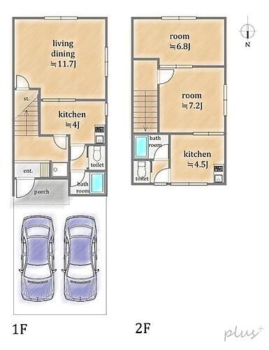 右京区太秦北路町　中古戸建
