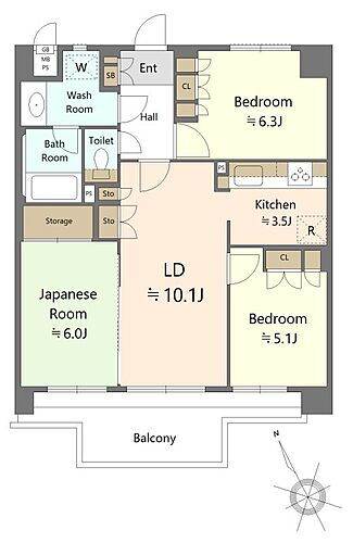 区分マンション マイキャッスル武蔵野中央公園 収益物件・投資物件