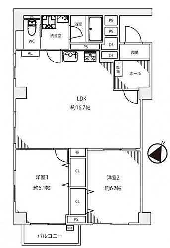 区分マンション 東京都八王子市散田町1丁目 2,298万円 1970年2月(築55年5ヶ月)の物件詳細