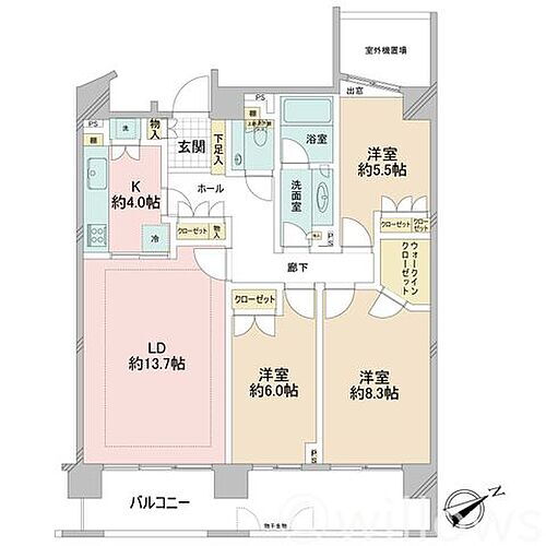 区分マンション ラ・コルダ弦巻フォレストコート 収益物件・投資物件