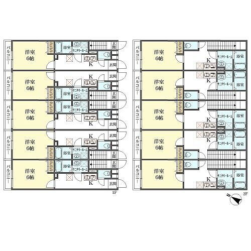 1棟アパート 東京都日野市多摩平5丁目 豊田 収益物件・投資物件