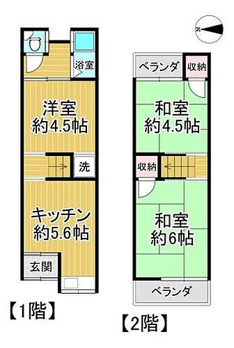 中古テラスハウス　枚方市楠葉中町