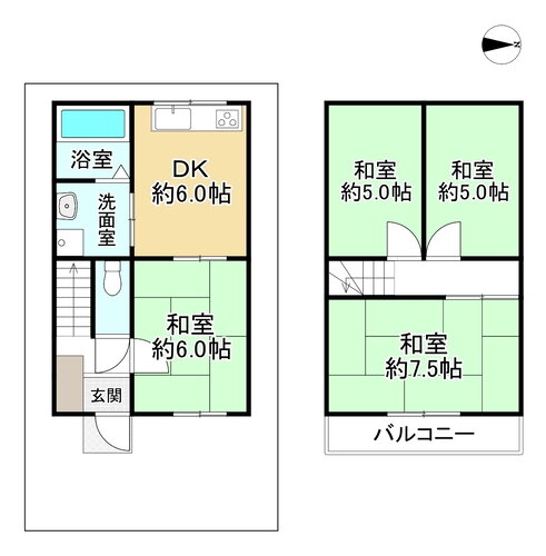 戸建賃貸　京田辺市東西神屋　１，４８０万