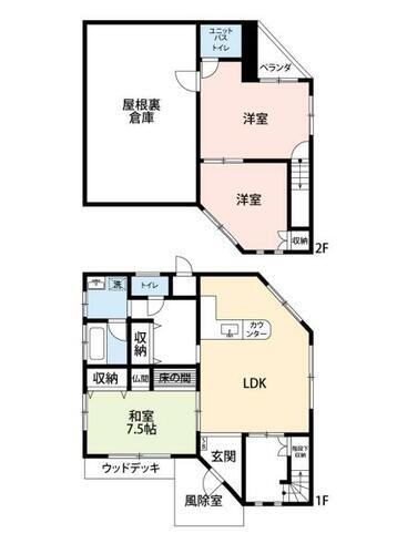 秋田県能代市落合字下釜谷地 1280万円