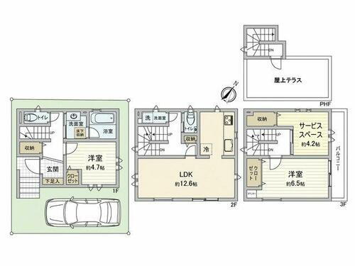 神奈川県川崎市高津区久末 武蔵中原駅 新築一戸建て 物件詳細