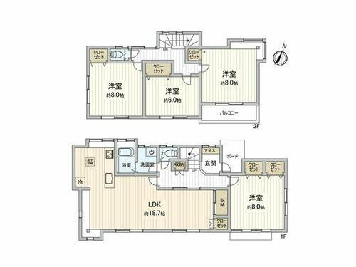 神奈川県横浜市鶴見区上末吉１丁目 3399万円 5LDK